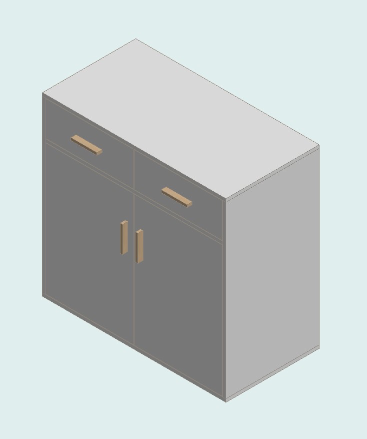 Warm White Sideboard