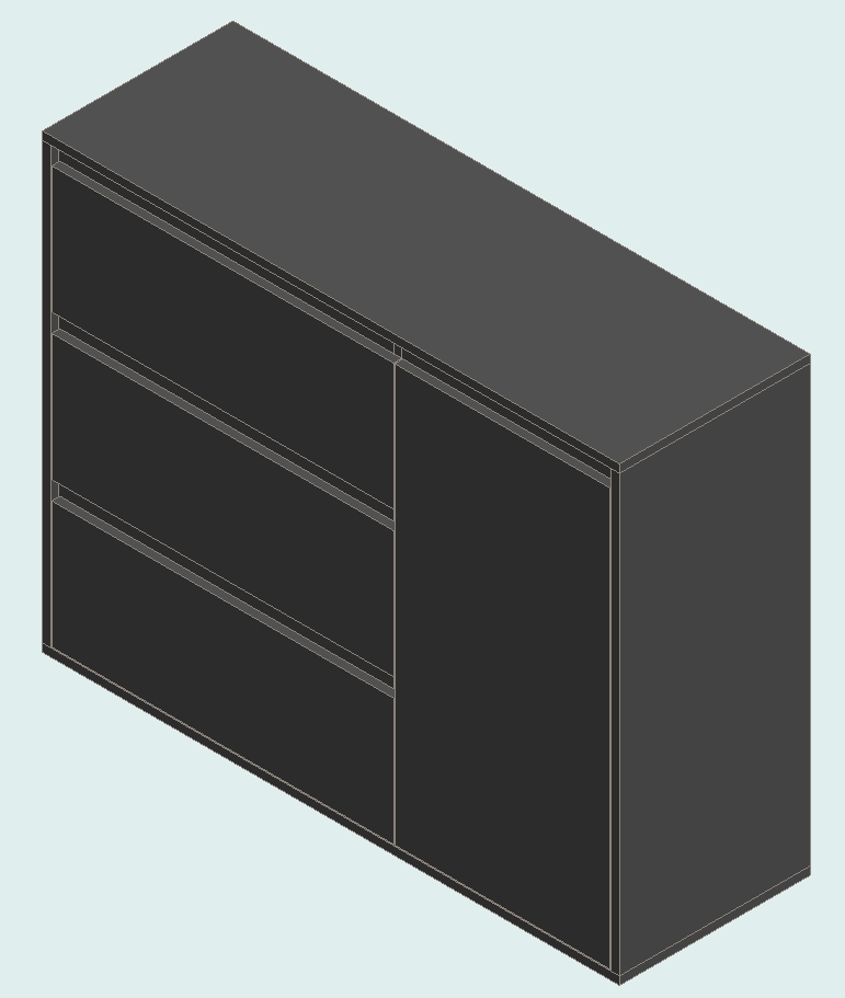 Sky Gray Dresser