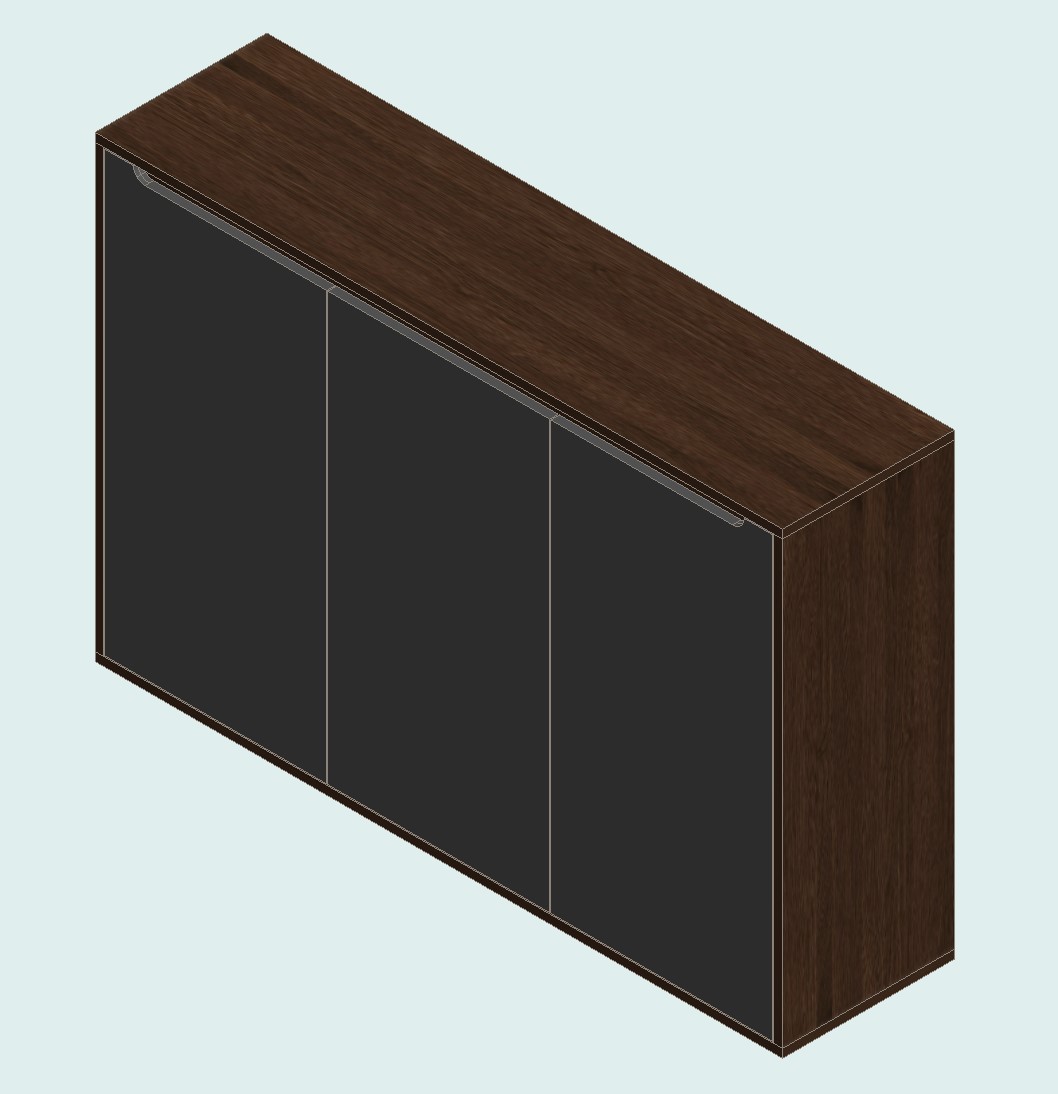 Prairie Oak & Sky Gray Sideboard