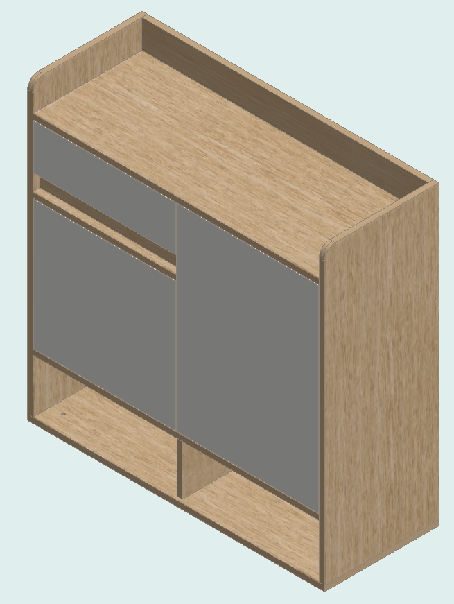 Country Oak & Warm White Shoe Cabinet