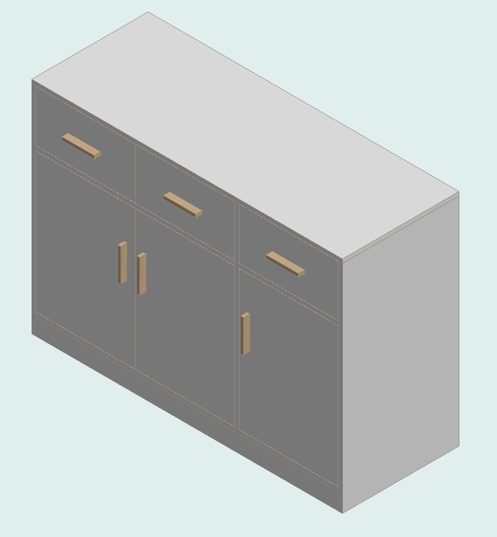 Warm White Sideboard