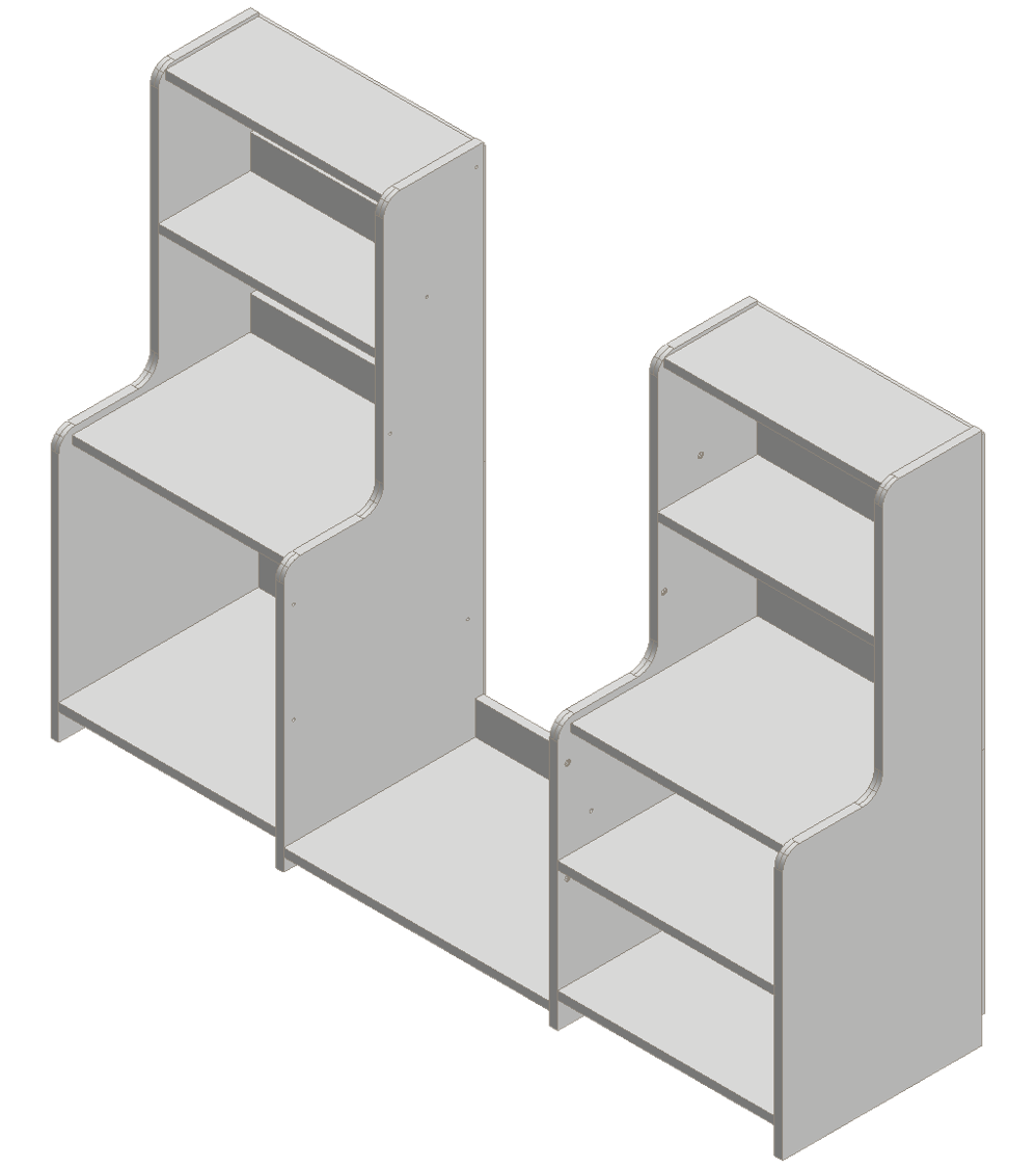 Warm White Bookshelf