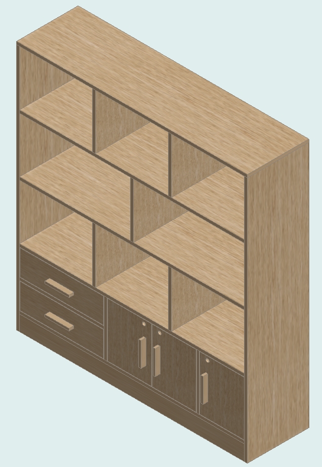 Country Oak Bookcase