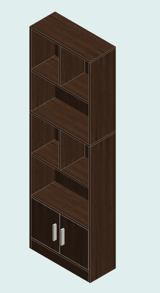 Prairie Oak Bookshelf