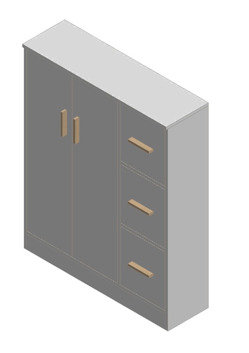 Warm White Dresser