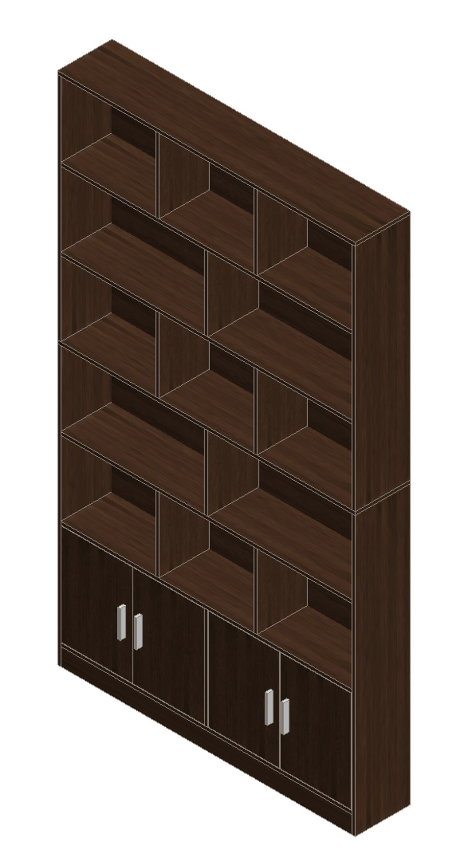 Prairie Oak Bookcase
