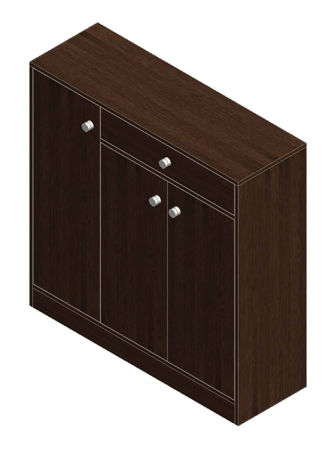 Prairie Oak Shoe Cabinet
