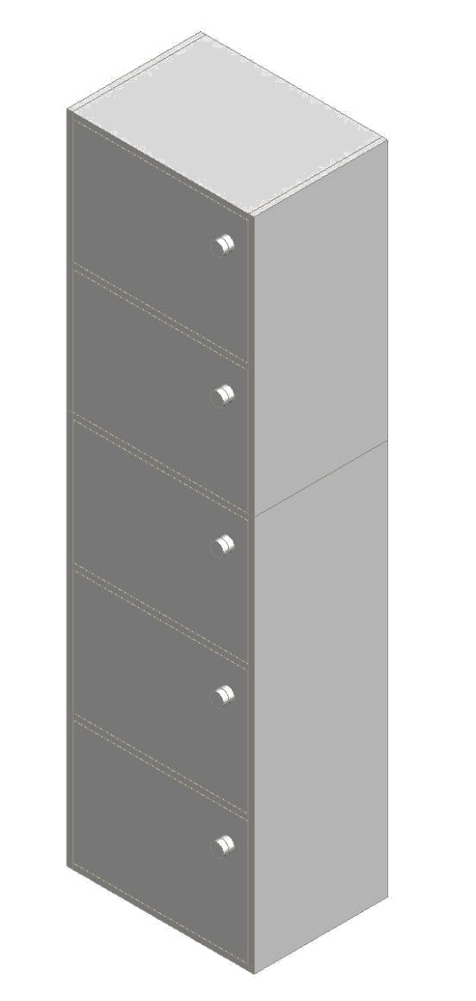 Warm White Shoe Cabinet