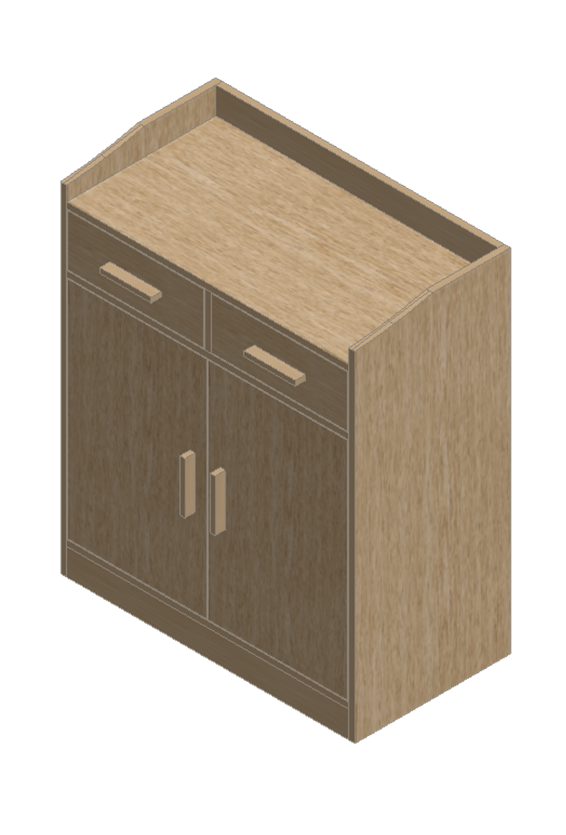 Country Oak Shoe Cabinet