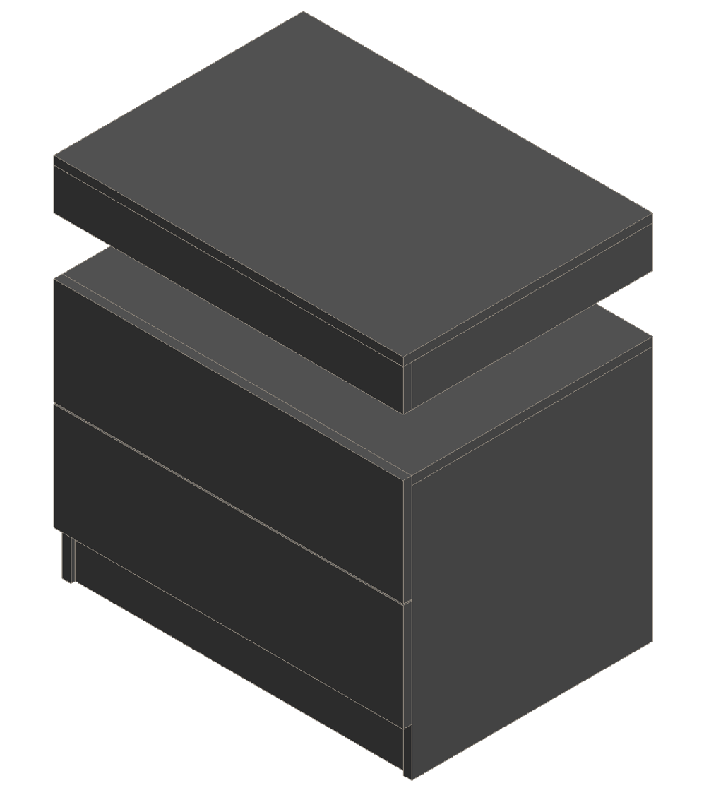 Sky Gray Nightstand