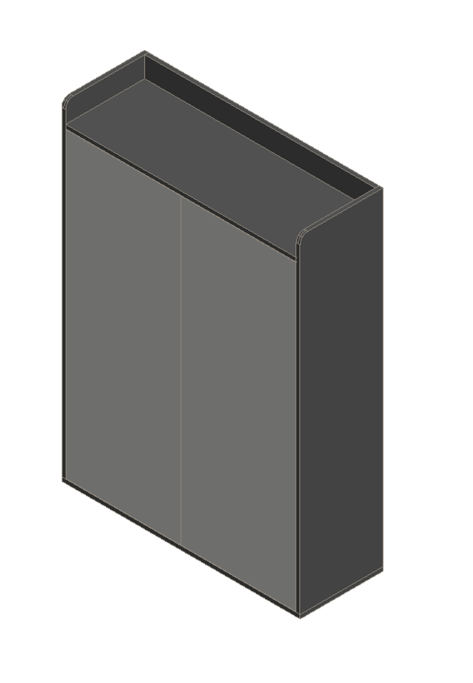Sky Gray & Light Gray Shoe Cabinet