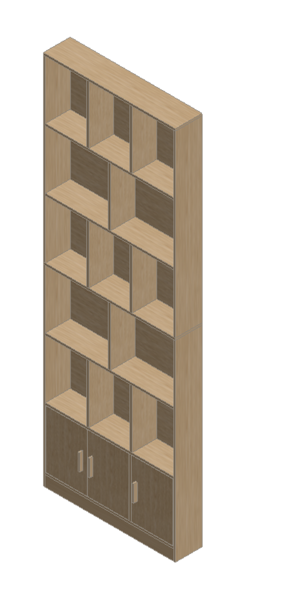 Country Oak Bookcase
