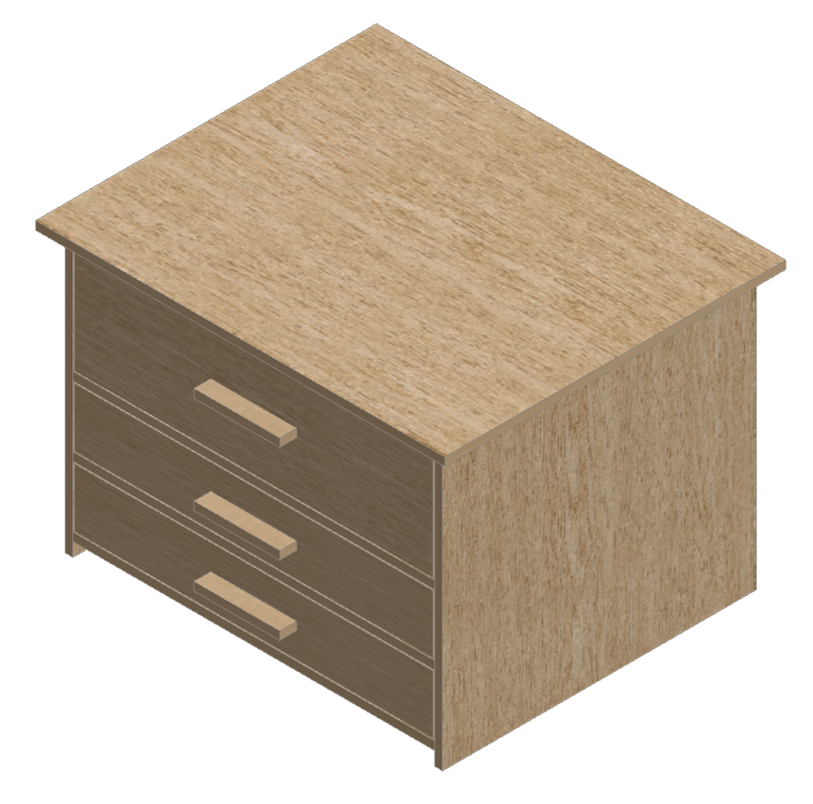 Country Oak Nightstand