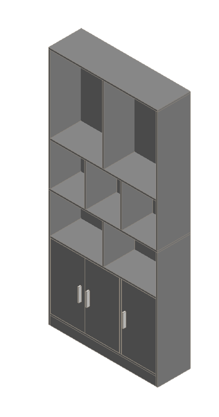 Light Gray Bookshelf