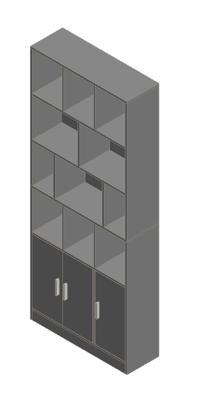Light Gray Bookshelf