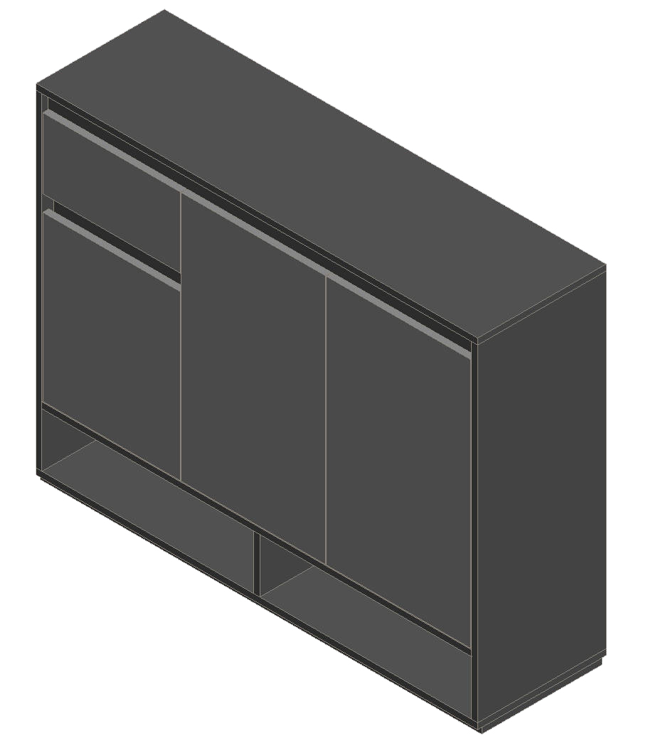 Sky Gray & Light Gray Shoe Cabinet