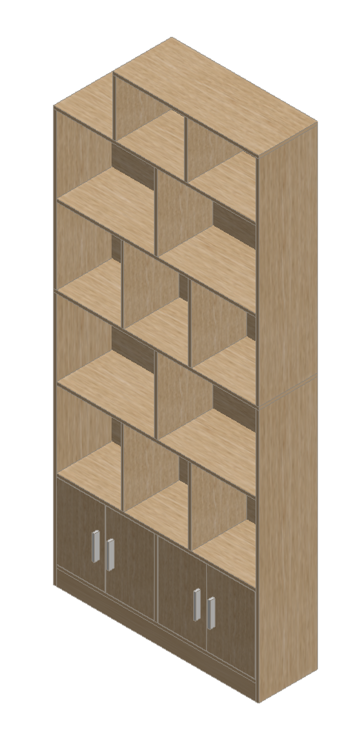 Country Oak Bookshelf