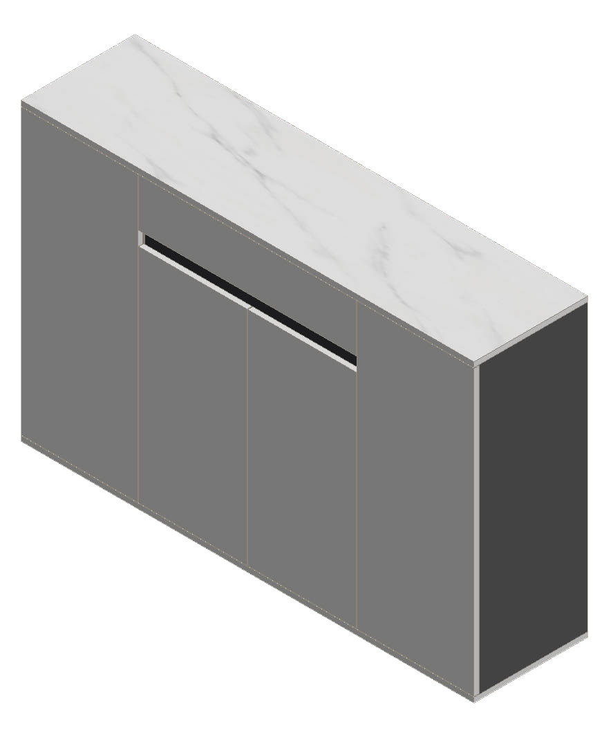 Warm White & Sky Gray Shoe Cabinet