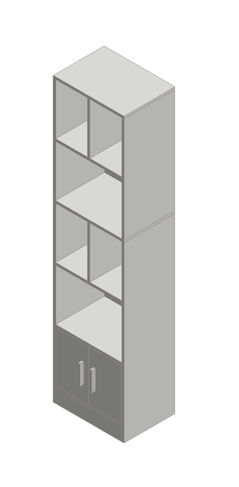 Warm White Bookshelf