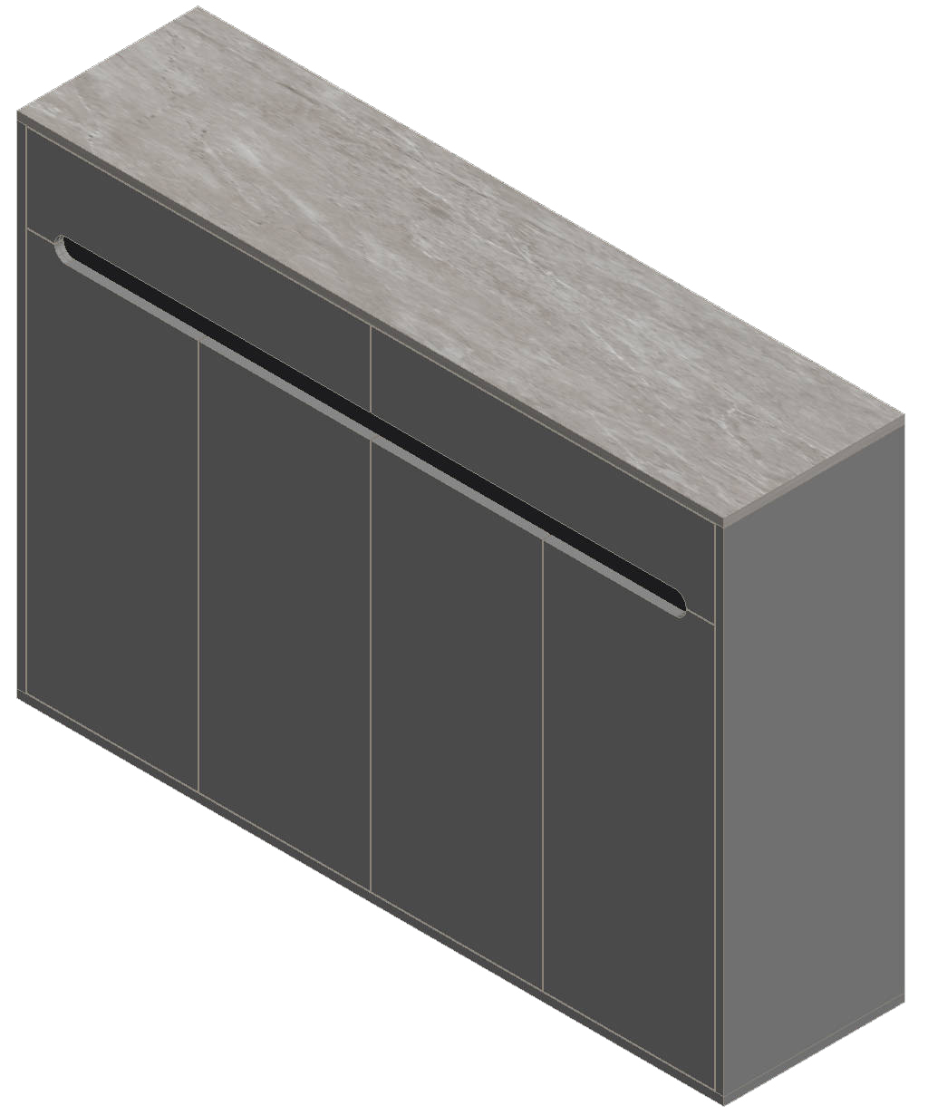 Light Gray & Black Shoe Cabinet