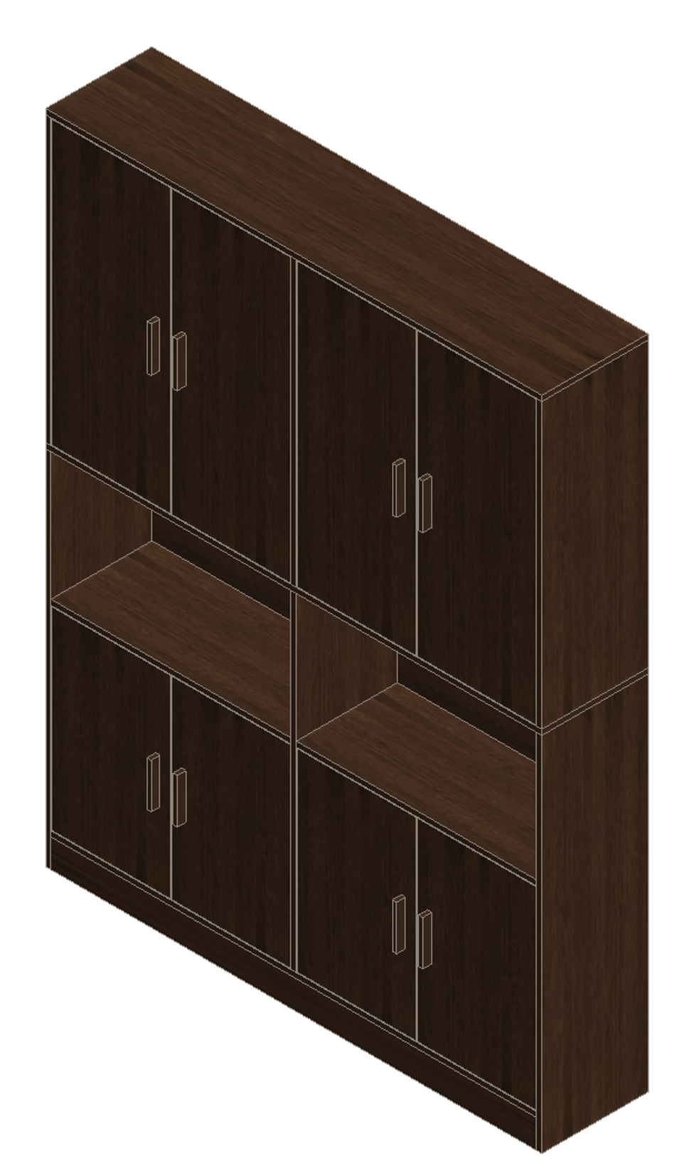 Prairie Oak Bookcase