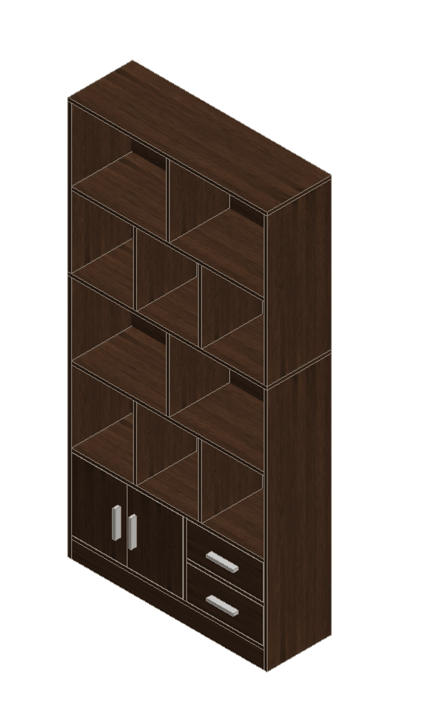 Prairie Oak Bookshelf
