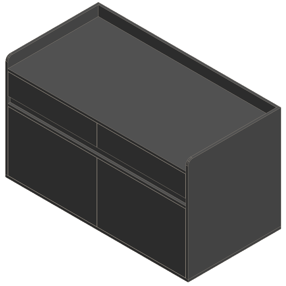 Sky Gray Shoe Cabinet