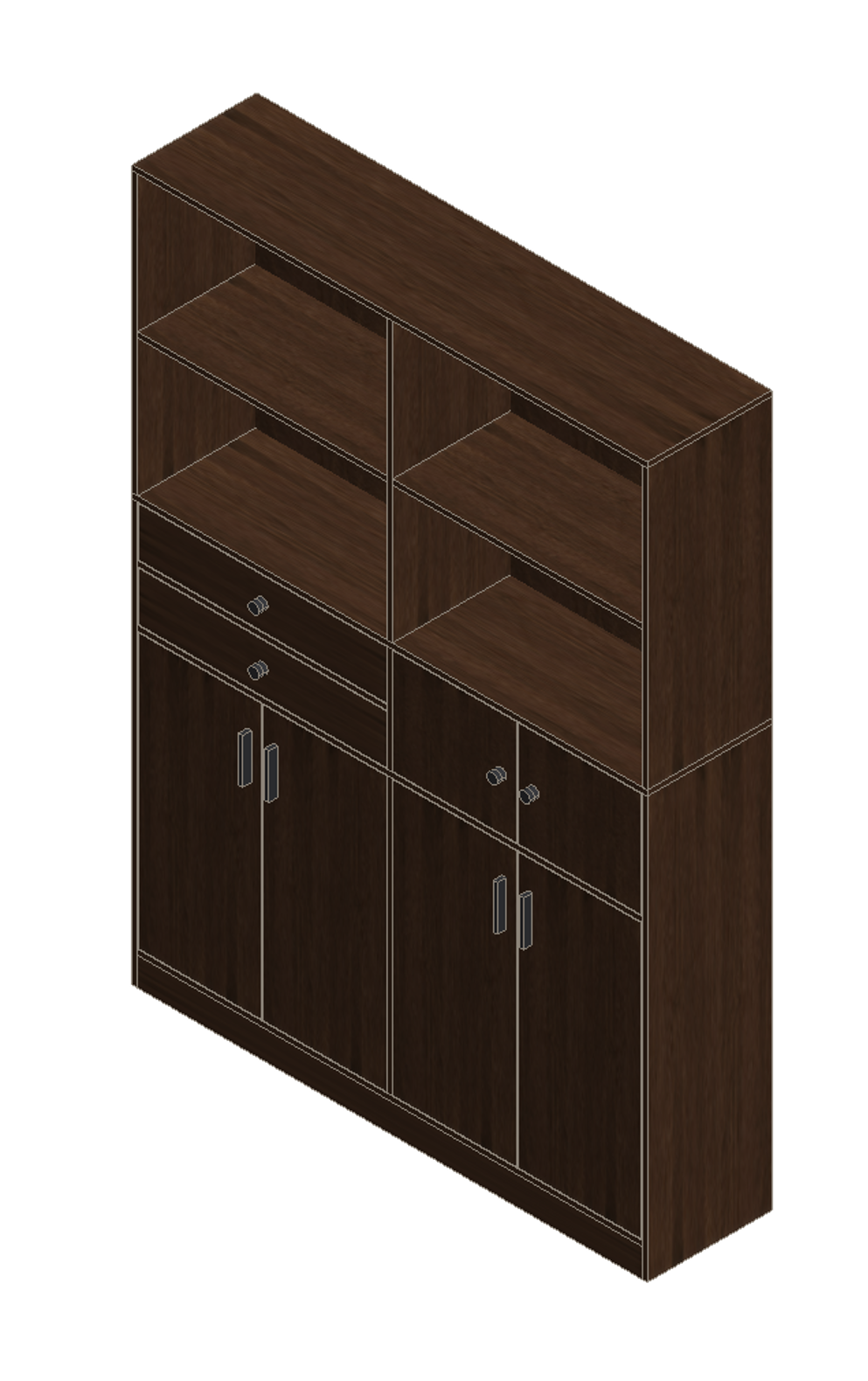 Prairie Oak Accent Cabinet