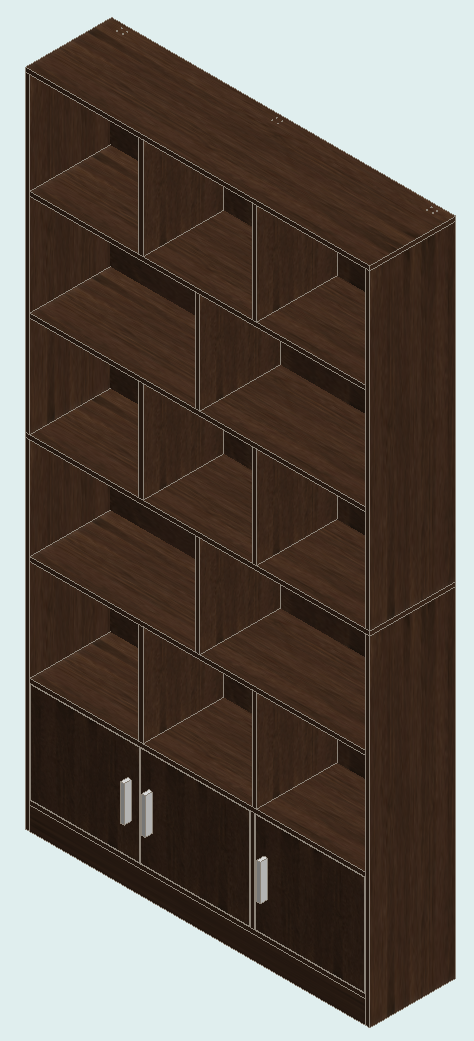 Prairie Oak Bookshelf
