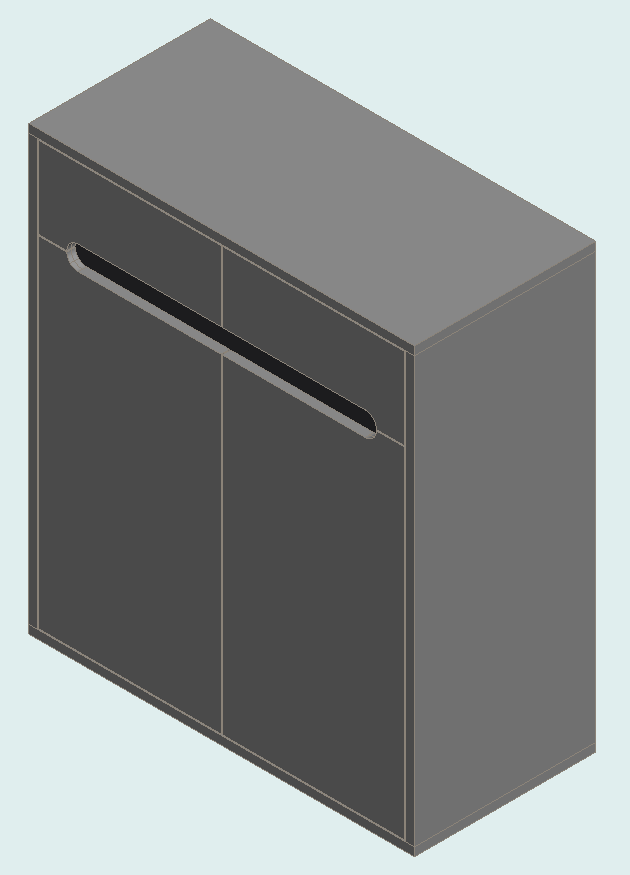 Light Gray & Black Shoe Cabinet