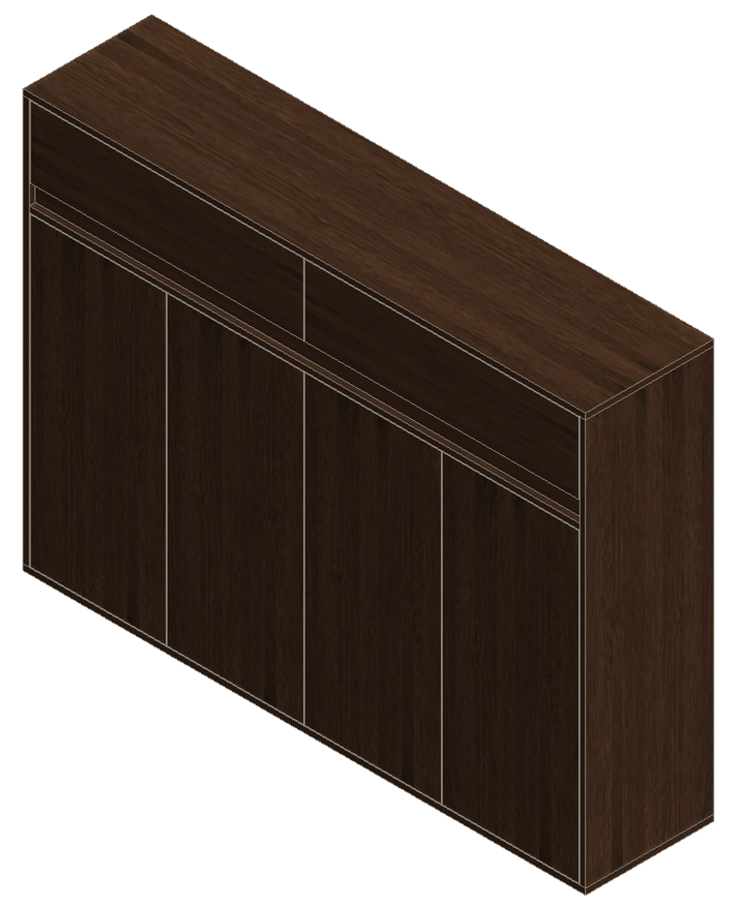 Prairie Oak Shoe Cabinet