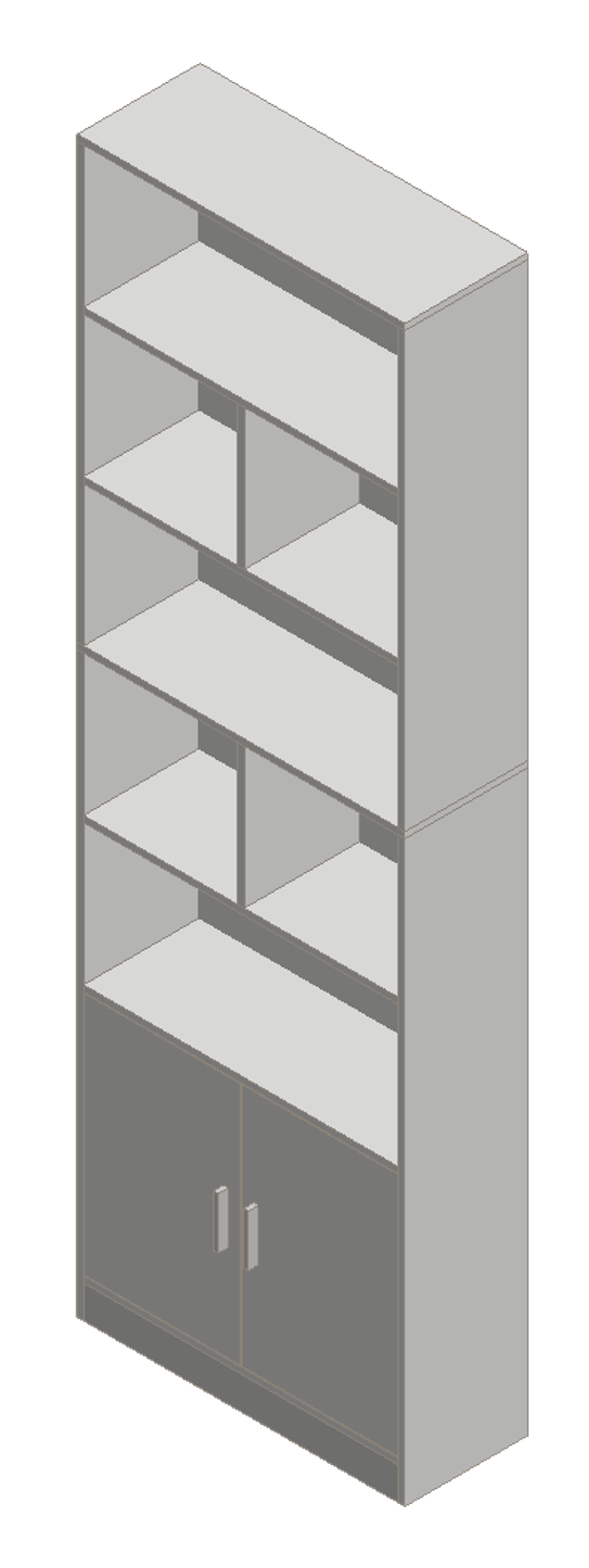 Warm White Bookcase