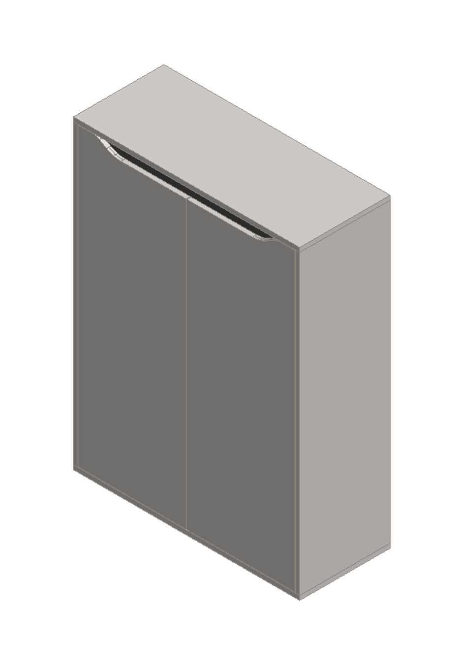 Light Gray & Sky Gray Shoe Cabinet