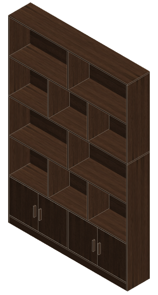 Prairie Oak Bookshelf