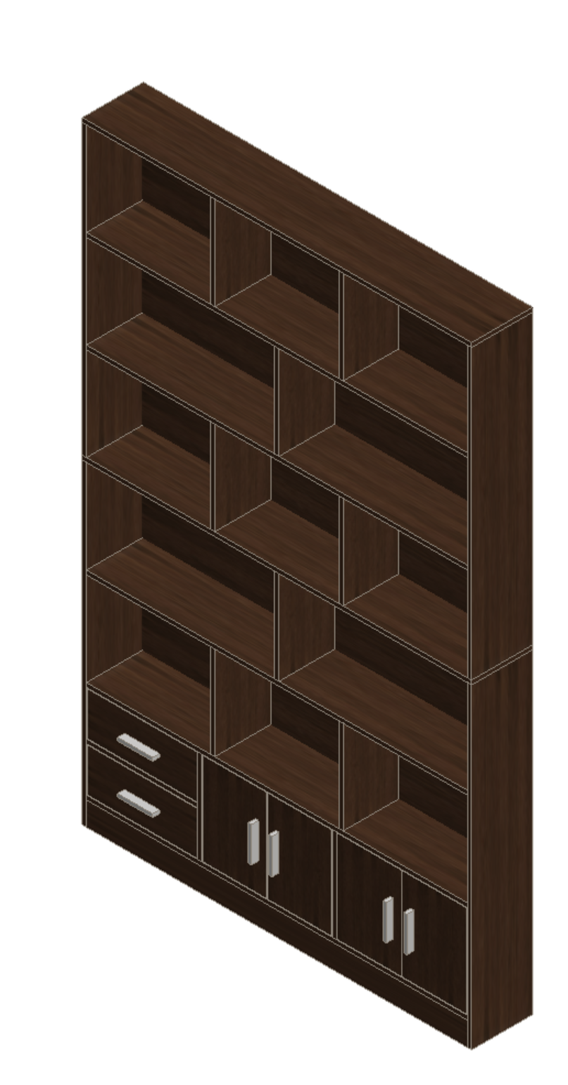 Prairie Oak Bookshelf