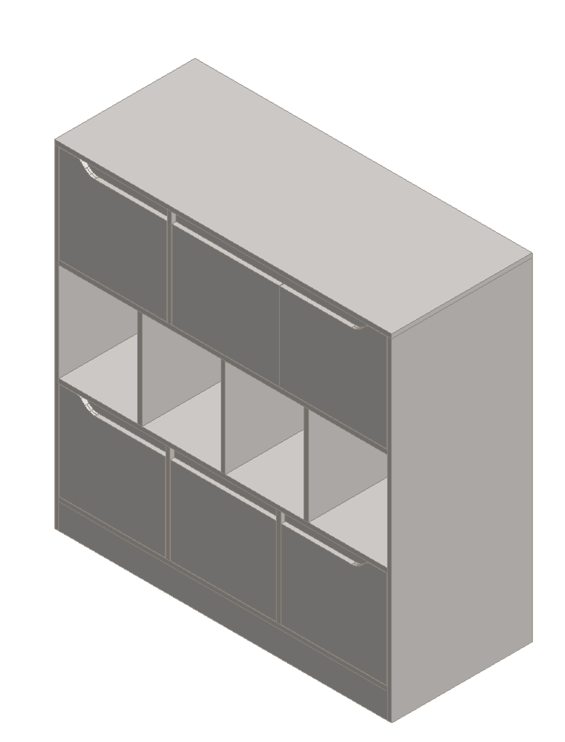 Light Gray Bookcase