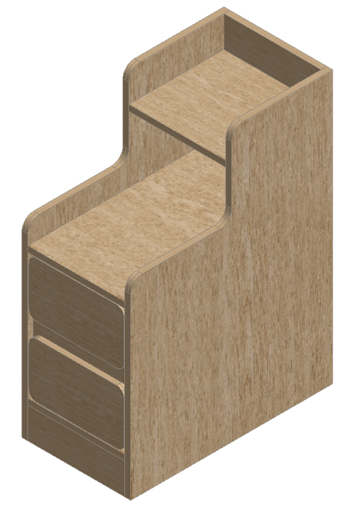 Country Oak Nightstand