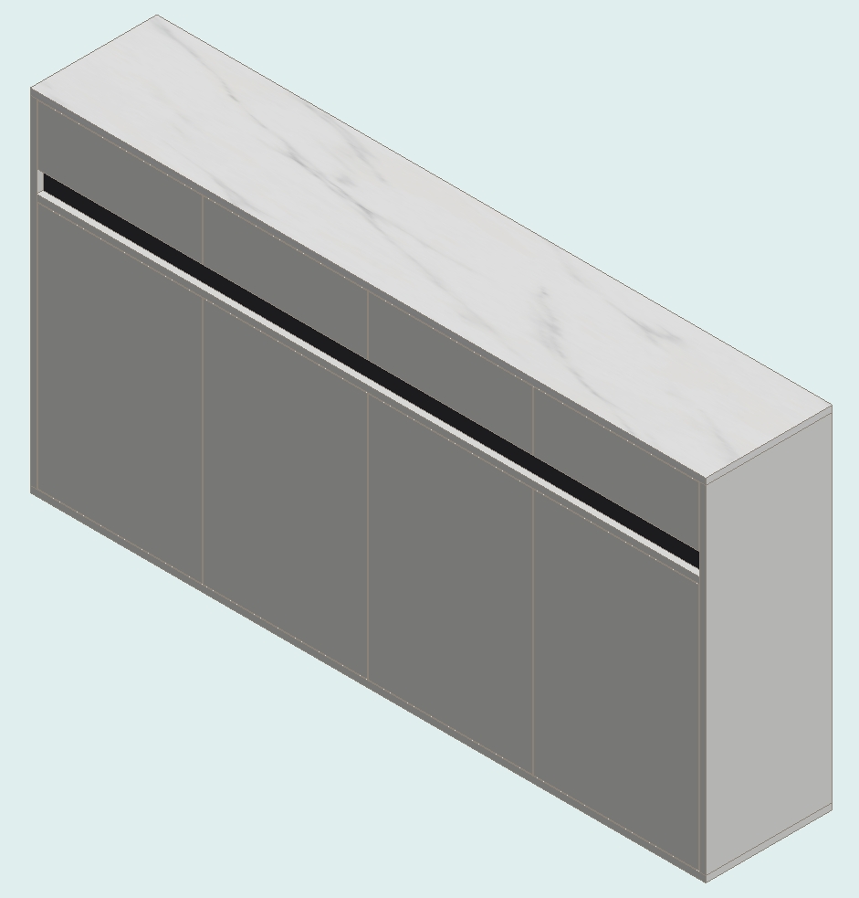 Warm White & Black Shoe Cabinet