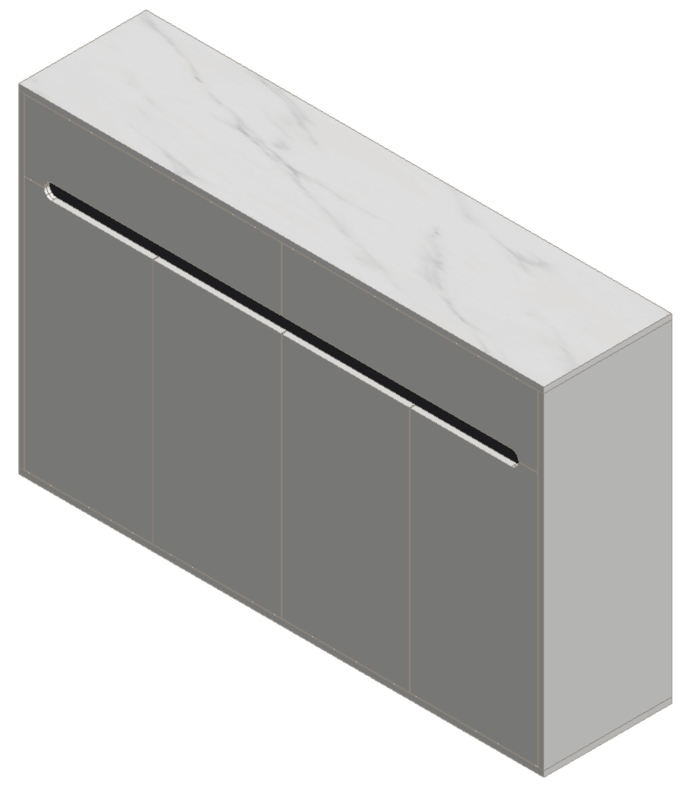 Warm White & Black Shoe Cabinet