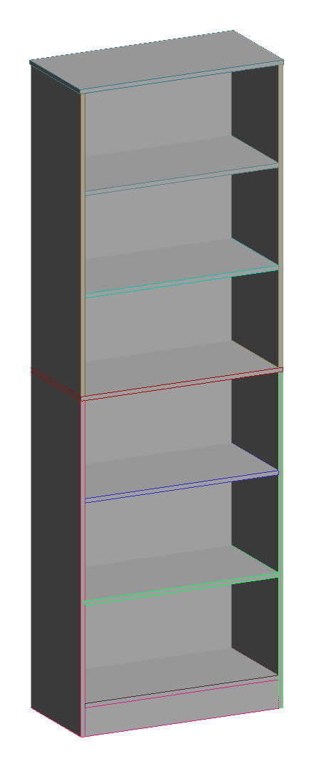 Light Gray Bookcase