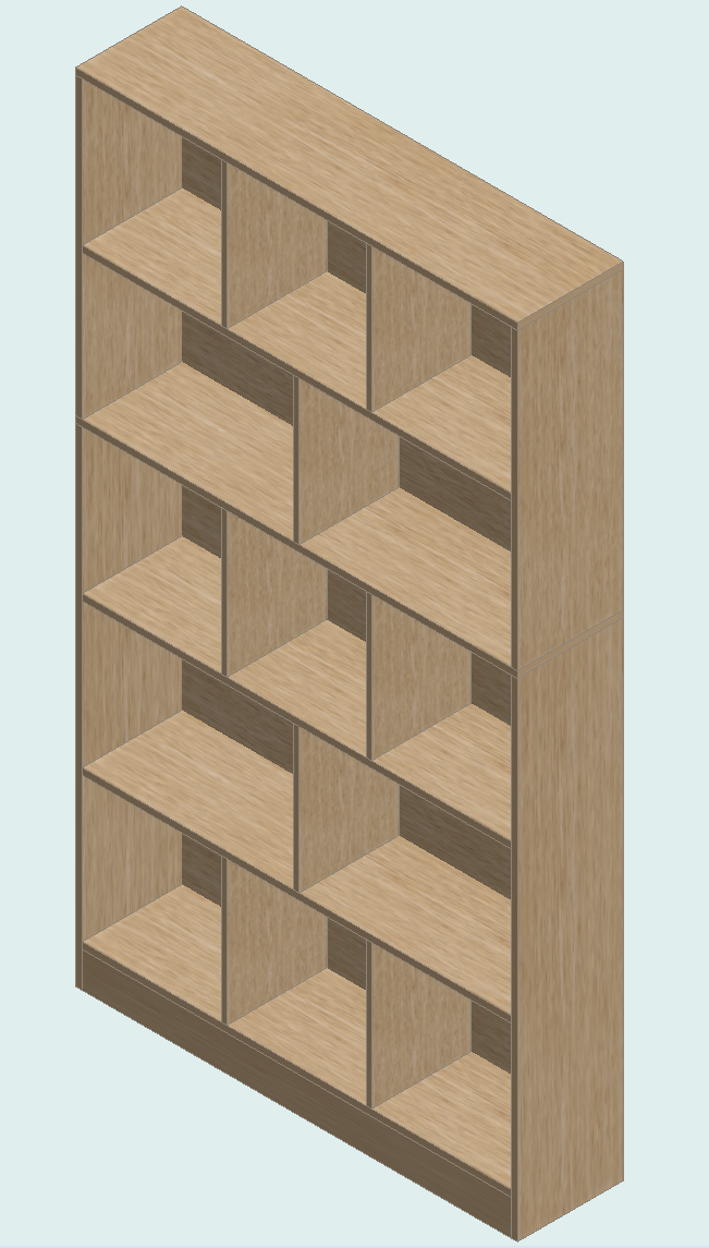 Country Oak Bookcase