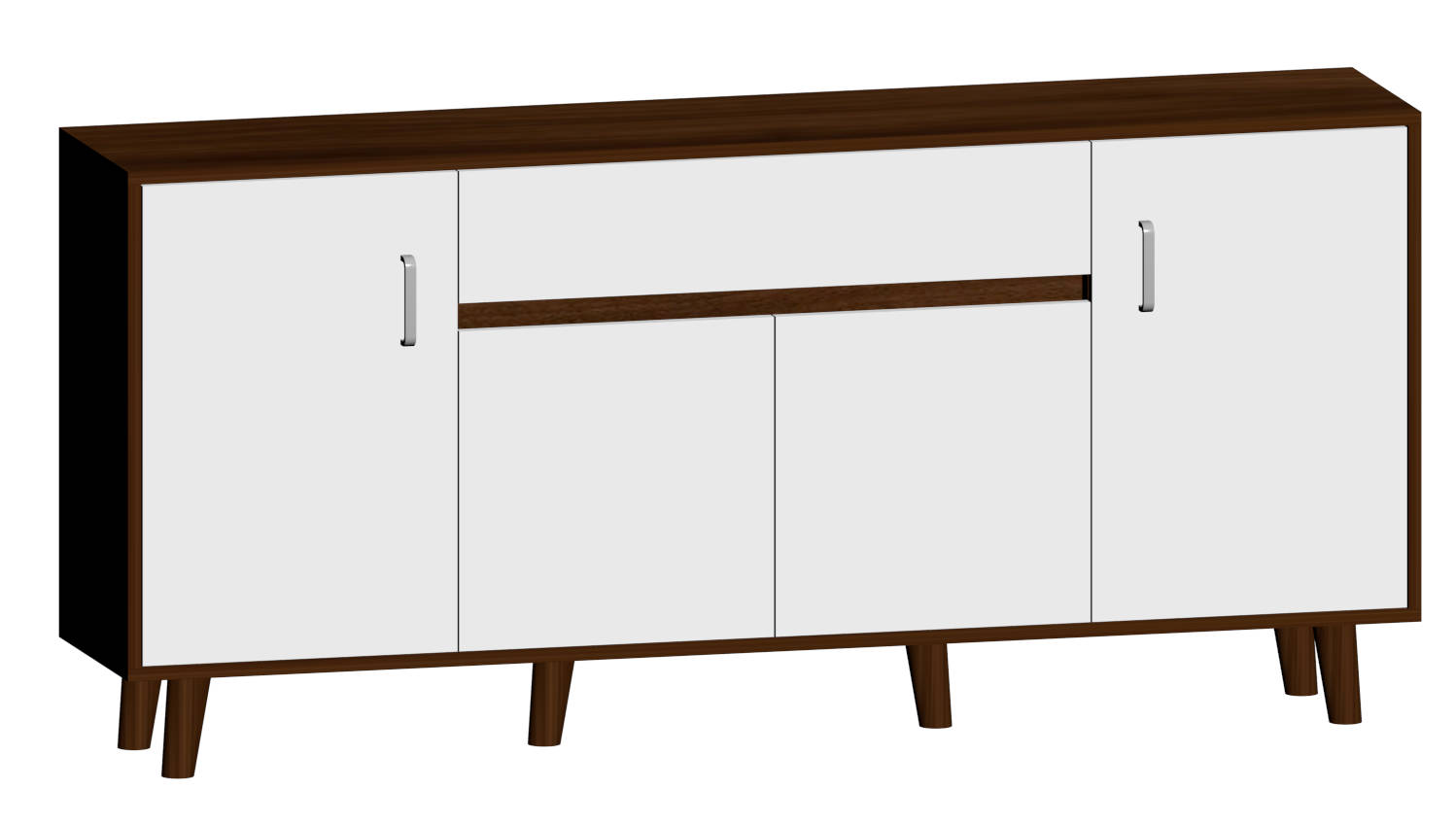 Prairie Oak & Warm White Shoe Cabinet