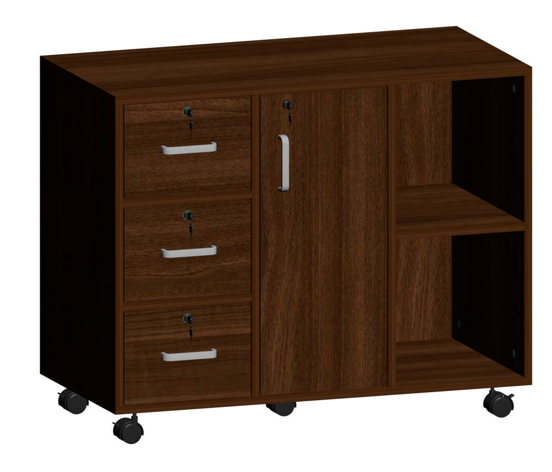 Prairie Oak Shoe Cabinet