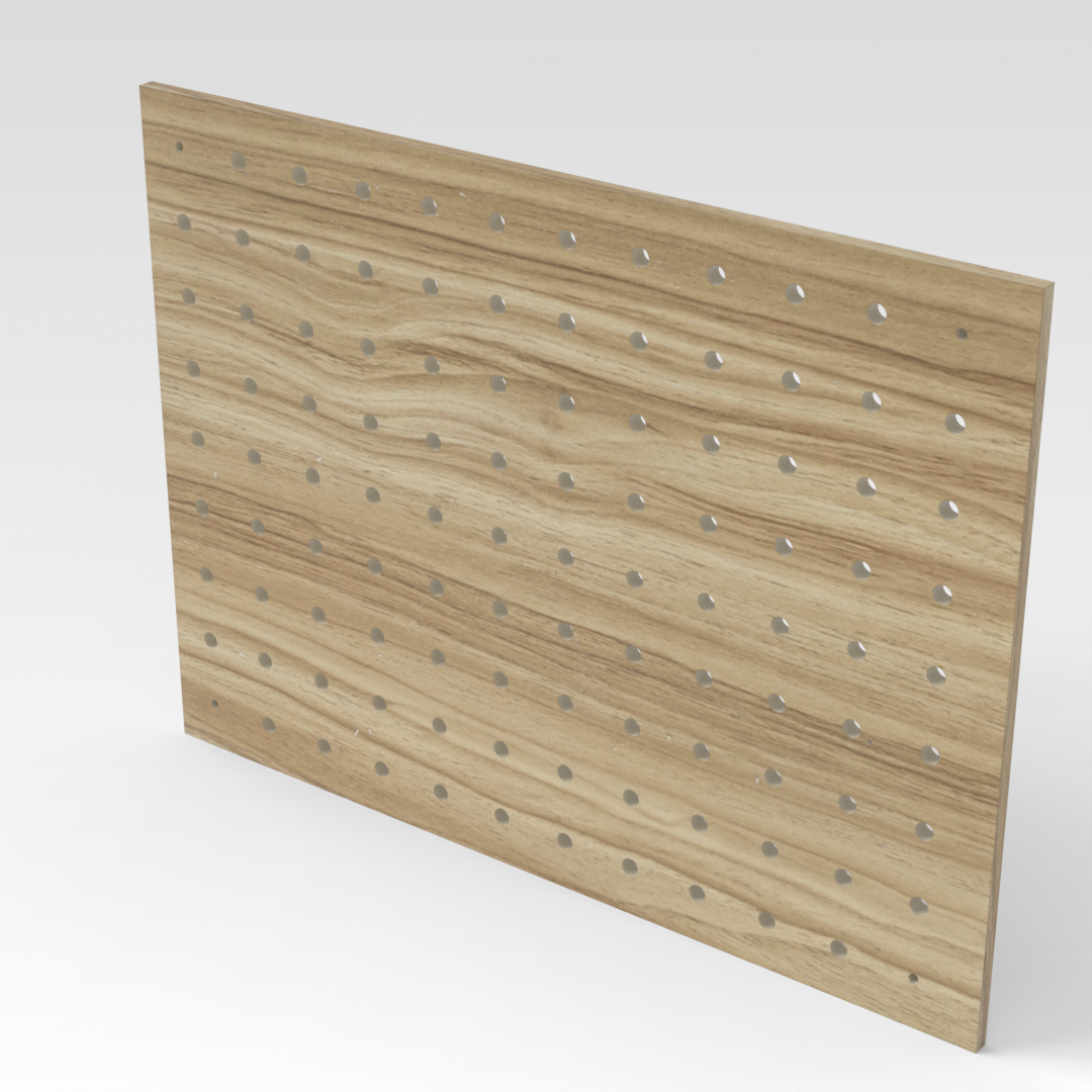 Country Oak Pegboard