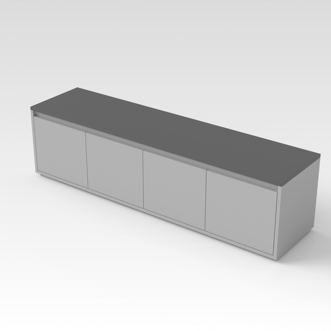 Light Gray & Sky Gray Shoe Cabinet