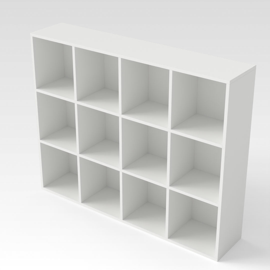 Warm White Bookcase