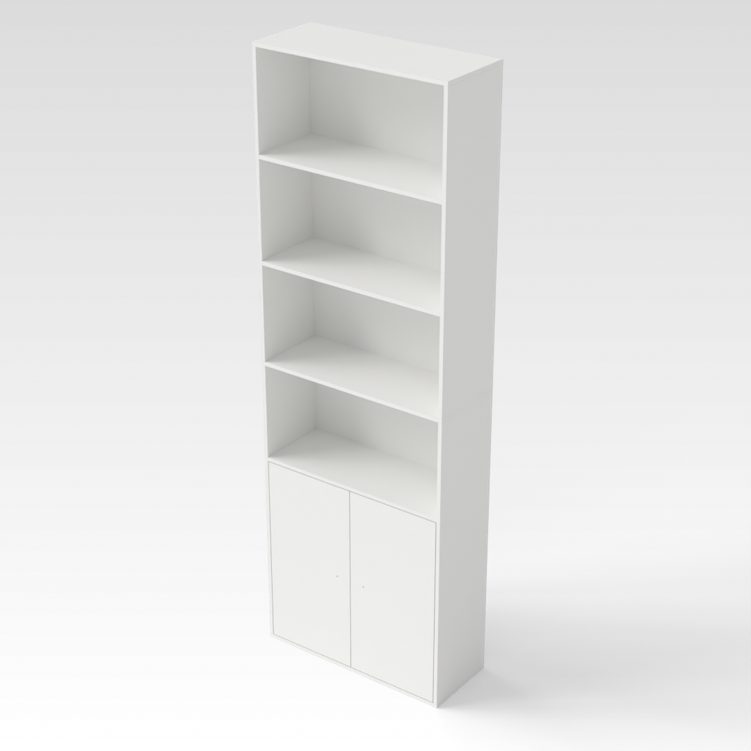 Warm White Bookshelf