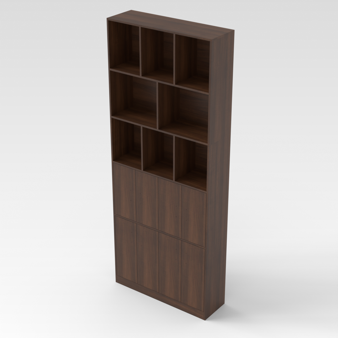 Prairie Oak Shoe Cabinet