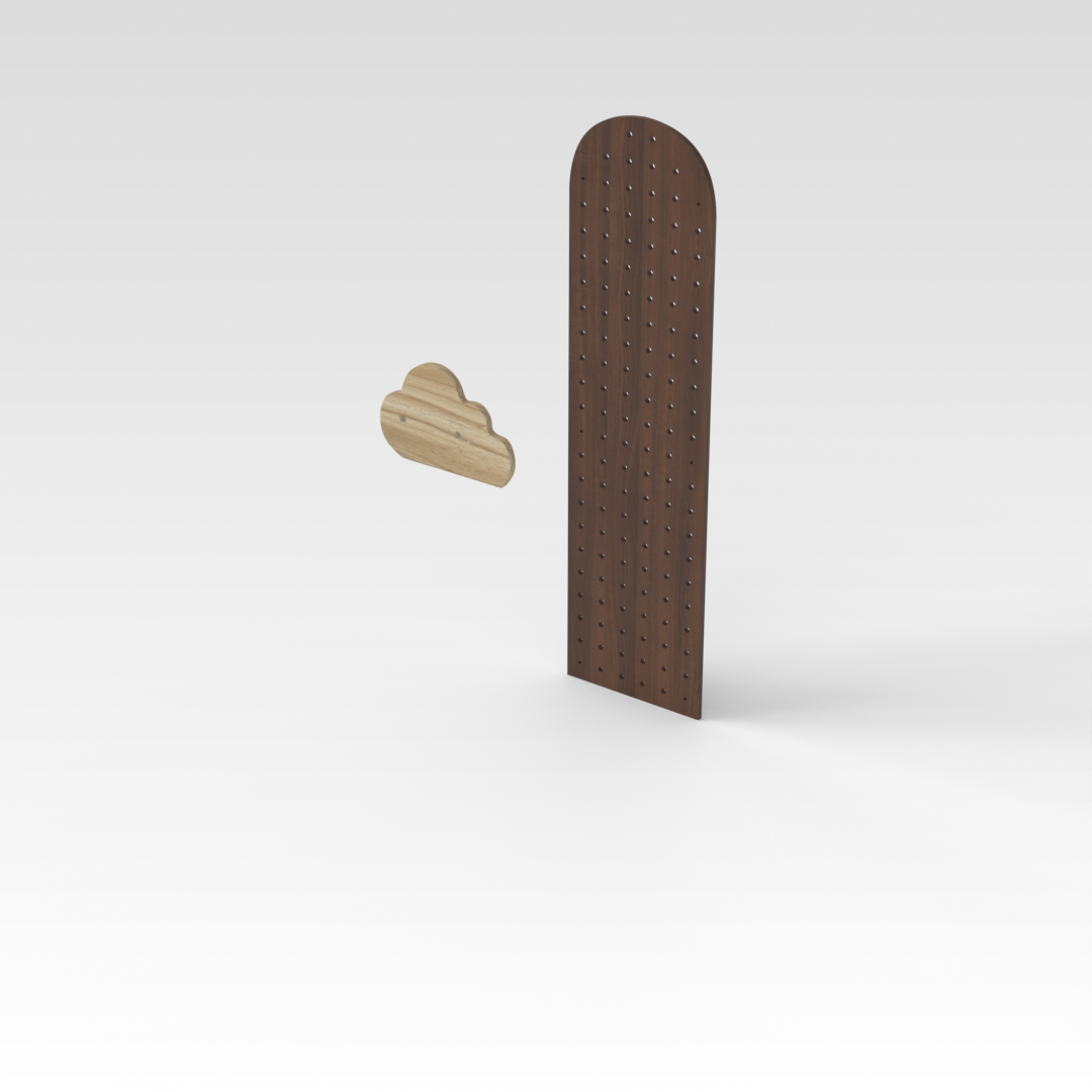 Prairie Oak Pegboard