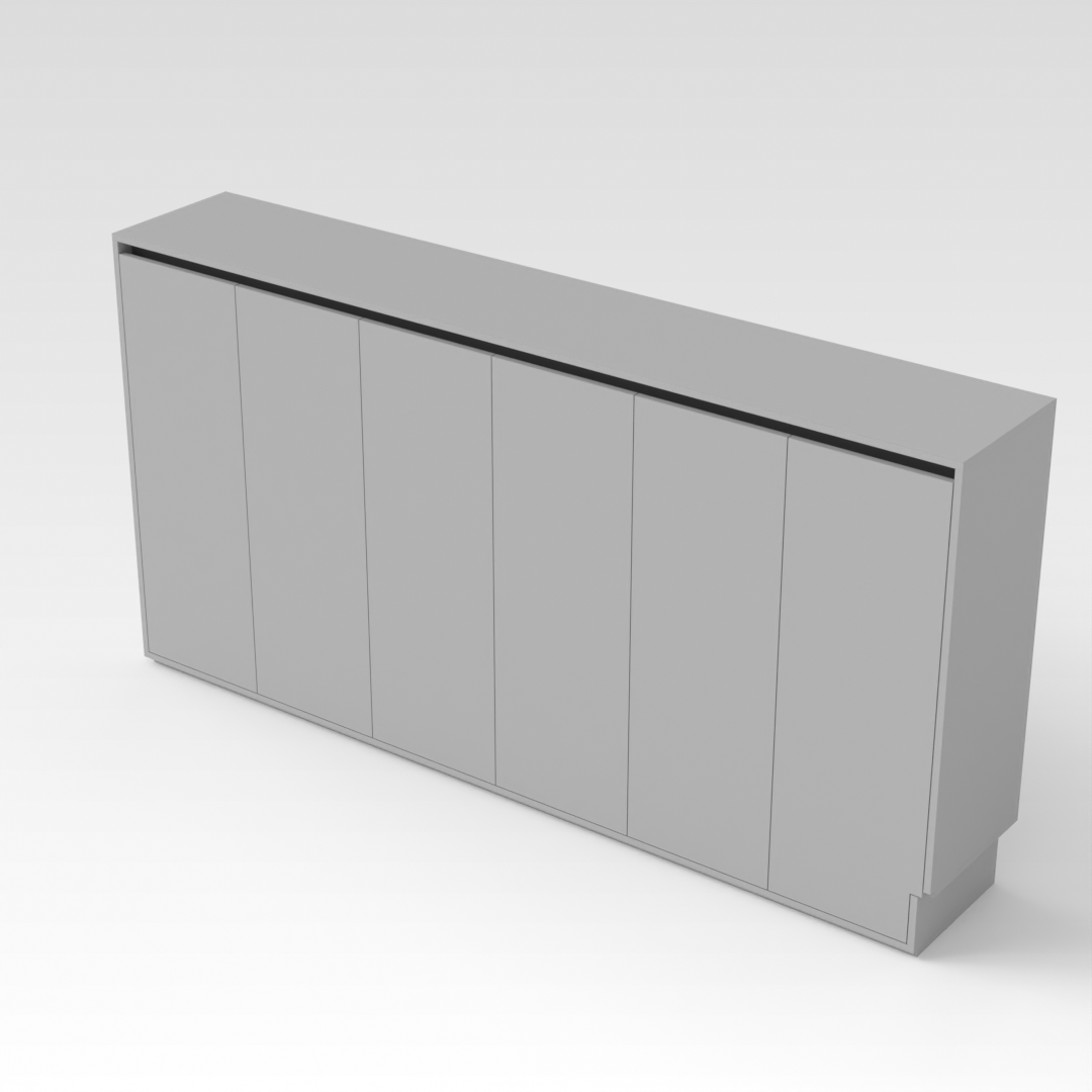 Light Gray & Sky Gray Shoe Cabinet